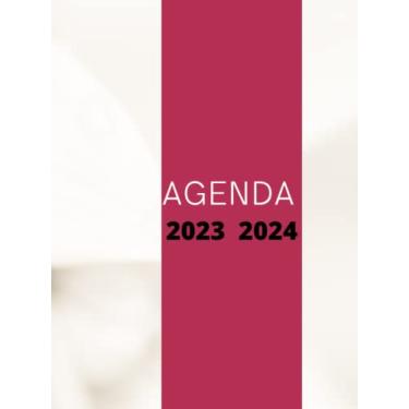 Imagem de Agenda 2023-2024: Grand Agenda Organiseur 2 Ans, Semainier Planificateur 24 mois, Planner Français, Journalier Mensuel, de Janvier 2023 à Décembre 2024, Format A4,meilleur cadeau POUR FEMME