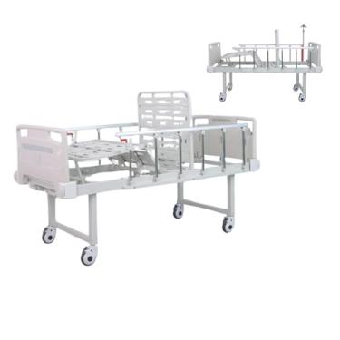 Imagem de Cama Hospitalar Fowler Leito Manual 2 Movimentos 5 Posições Suporta até 180 Kg Pro2 Plus Healt Clean