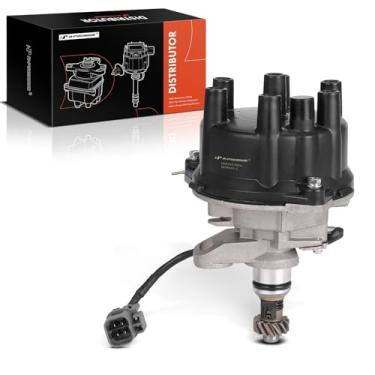 Imagem de A-Premium Distribuidor de ignição com tampa e rotor compatível com Nissan Pathfinder 1990-1995, Quest 1993-1998, Pickup 1995, D21 1990-1994 e Mercury Villager 1993-1998, 3.0L, Gas, substituição # F3XY12127B
