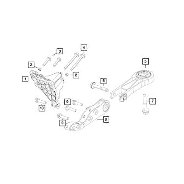 Imagem de MOPAR 68134358AA - Cabeça de flange hexagonal de parafuso