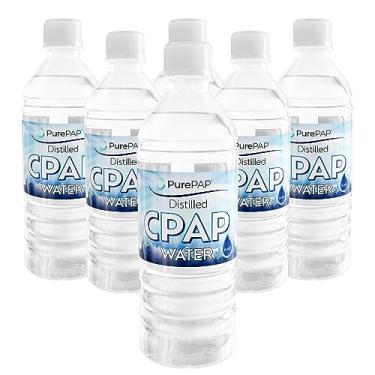 Imagem de PurePAP Pure Distilled CPAP Water - 6-Pack of 16.9oz Bottles Distilled Water - Travel CPAP Water for CPAP Machine Humidifier - Clean, Safe
