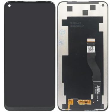 Imagem de NPP para T Mobile Revvl 5G T790W T790Z T790H T790Y TCL 10 5G UW Verizon T790S 6 12.7 cm Tela LCD Touch Digitalizador Peça de reposição PRETA 6 5