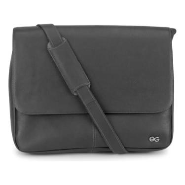 Imagem de Pasta Executiva De Couro Legítimo Bolsa Masculina Lateral(PRETO)
