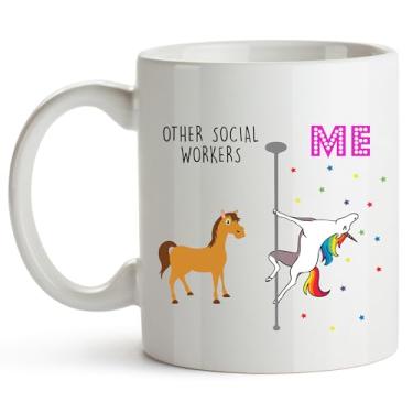 Imagem de Caneca Younique Designs Social Worker de 325 ml Presentes para Trabalhadores Sociais para Mulheres Presentes de Trabalho Social