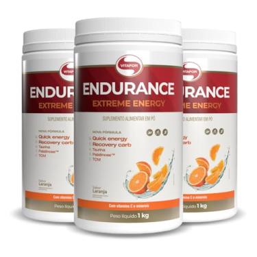 Imagem de Kit 3 Endurance Extreme Energy 1000g Vitafor - Laranja