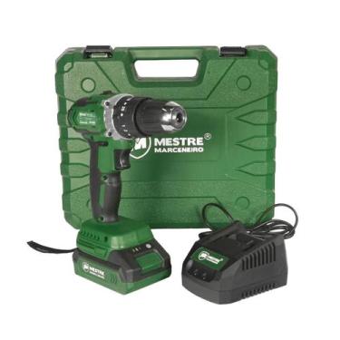 Imagem de Furadeira e parafusadeira impacto 20v - mestre marceneiro