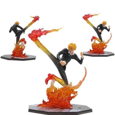 Imagem de Boneco Sanji Anime One Piece Action Figure Estatueta Colecionavel Brin