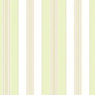 Imagem de Papel De Parede Waverly Stripes Lovers Lane Verde-rosa Wa7778 - Rolo 10m X 0,52m