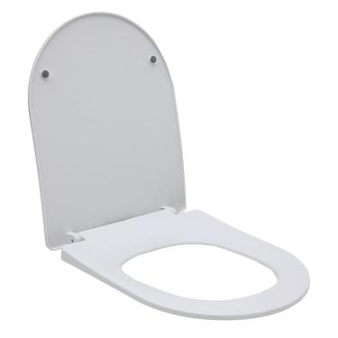 Imagem de Assento Plástico com Soft Close para Vaso Sanitário Peridoto Pingoo.casa - Branco