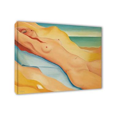 Imagem de JZSDGB Felix Labisse Impressões em tela e pôster-Famous Painting abstract Wall Art - Vénus Reproduções em tela - Imagens emolduradas em madeira e prontas para pendurar para decoração de casa 70 x 90