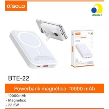 Imagem de Carregador Portátil 10000 Magnético Indução 22.5w - Gold
