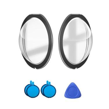 Imagem de Action Pro Protetor de lente aderente premium compatível com protetor de lente de câmera Insta360 One X3 (um protetor de lente X3)
