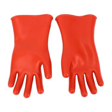 Imagem de Luvas Isoladas para Eletricista, Resistentes a Alta Tensão, à Prova de água, 2 Mm de Espessura, Cabem na Maioria Dos Tamanhos de Mão, Adequadas para a Vida e o Trabalho