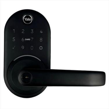 Imagem de Fechadura eletronica digital wifi/ble com maçaneta preta - Yale