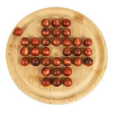 Imagem de Jogo de tabuleiro Toys of Wood Oxford Solitaire Peg Bamboo Wood