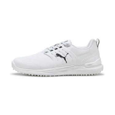 Imagem de PUMA Tênis de golfe masculino Ignite Elevate 2, Puma branco-puma preto-puma prata, 41