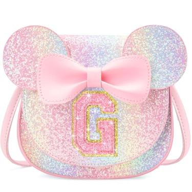 Imagem de OYLOLA Presentes de aniversário para meninas de 3, 4, 5, 6, 7 e 8 anos, bolsa infantil para meninas pequenas, presente para meninas, Cor rosa brilhante, G