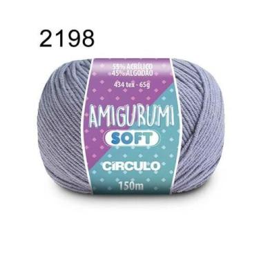 Imagem de Fio Amigurumi Soft Circulo 150m Cor 2 - Círculo, 2198-Fumaca