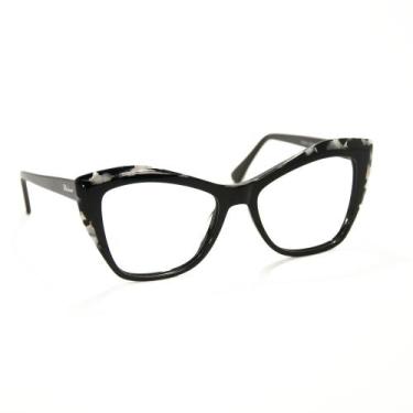 Imagem de Armação para Óculos de Grau Feminino Cat Eye / Gatinho - Rh luxo - RhL