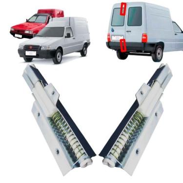 Imagem de Par Fechadura Ferrolho Porta Baú Direita Fiorino 1995-2013 - Felux