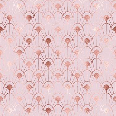 Imagem de Papel De Parede 12m Adesivo Lavável Mandalas Luz Rose