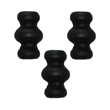 Imagem de Kit 3 Anueto Em Ferro Fundido Decoração Grade Portão N12 6Cm - FUNDIÇÃ