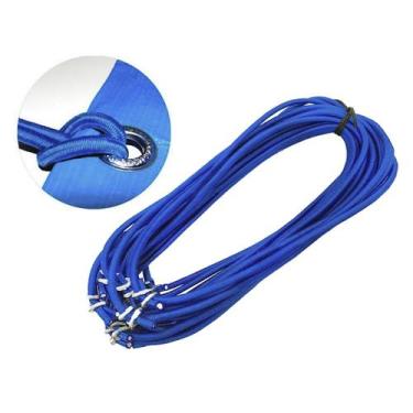 Imagem de Extensor Fixador Elástico Duplo Azul Para Capa Lona De Piscina Com 100