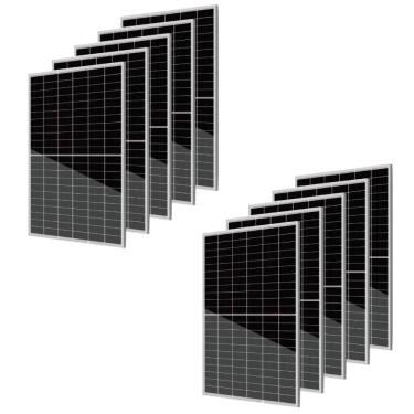 Imagem de Kit 10un Placa Solar Fotovoltaica Monocristalino 565Wp 132 Células Znshine ZXMR-UHLD132