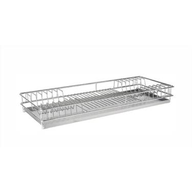Imagem de Escorredor De Pratos Embutir 970x75x270mm Mód 1000mm Inox