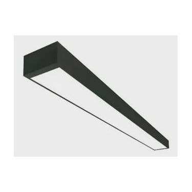 Imagem de Plafon Led Linear Sobrepor 1200X75X30CM 3000K 36W 3400LMS Preto Se-240.1918 – Save Energy