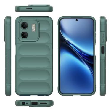 Imagem de Elubugod Capa compatível com Infinix Smart 9 4G, capa macia para celular TPU compatível com Infinix Hot 50i 4G X6531 X6531B / Smart 9 4G X6532 capa verde