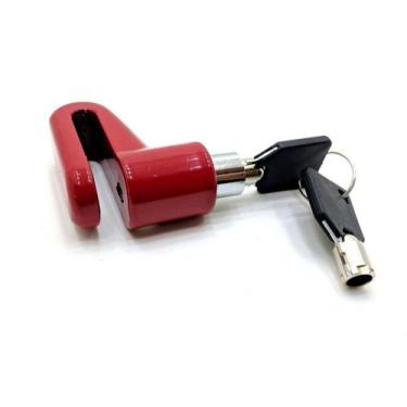 Imagem de Trava de disco  moto bicicleta c/ chave - LUATEK