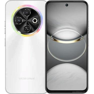 Imagem de Smartphone Tecno Spark 30c 4G Dual Sim 256 Gb 8 GB Ram, Branco