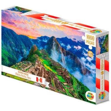 Imagem de Quebra-cabeça Machu Picchu 1000pçs ref 1034 - Ggb Brinquedos 