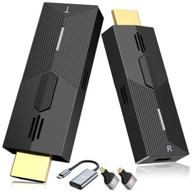Imagem de Elalight Transmissor E Receptor Hdmi Sem Fio, Decoração 4K Plug & Play, Kit Extensor Hdmi Sem Fio Portátil 2.4G/5G Para Streaming De Vídeo E Áudio Para Monitor De Laptop/Pc/Tv Box/Projetor (30 M)