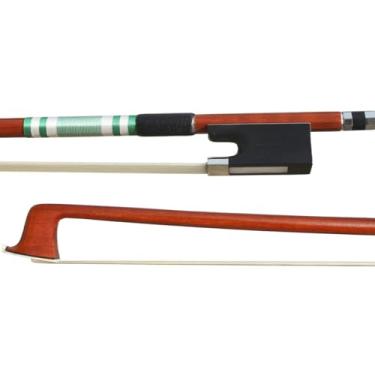 Imagem de ARCRAW Arco de violino 4/4 tamanho completo violinistas violinistas professor estudante profissional IPE madeira arco redondo