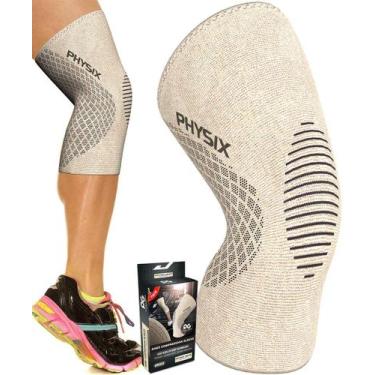 Imagem de Suporte de joelho Physix Gear Recovery Compression Beige M - Physix Ge