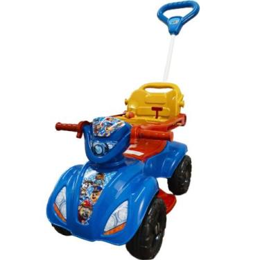 Imagem de Quadriciclo Azul Dog Menino 1 A 3 Anos Até 35kg Carro Passeio - Kendy 