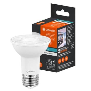 Imagem de Lampada Led Par20 5,5W 525Lm 40 Ip20 Bivolt E27 Ledvance, 127/220V, BR