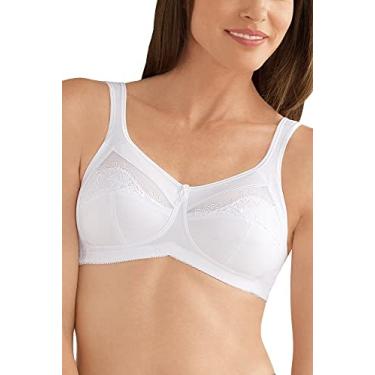 Imagem de Amoena Sutiã feminino Isadora sem aro, Branco, 32G
