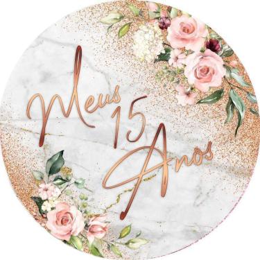 Imagem de Painel Redondo 3D Sublimado 15 Anos Frd-3675