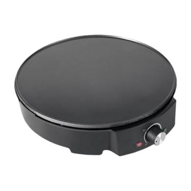 Imagem de IEUDNS Máquina de fazer panquecas, utensílios para fazer crepes, frigideira redonda de 12 polegadas para omeletes, chapati, panquecas, crepes, roti