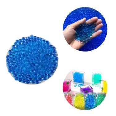 Imagem de 1400 Bolinhas Orbeez Azul Gel Festa Cresce Na Água Vaso - RT