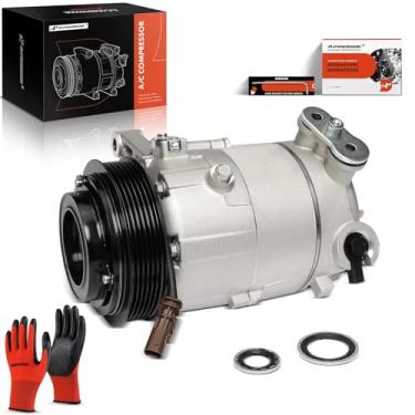 Imagem de A-Premium Compressor de ar condicionado AC com embreagem compatível com Chevrolet Impala 2018-2020 e Cadillac XTS 2018-2019, 2,5L 3,6L