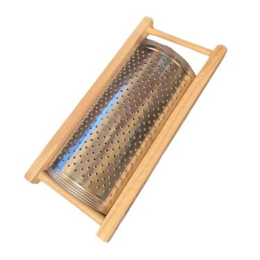 Imagem de Ralador Manual Pequeno Milho Verde Queijo Ralador Milho Madeira Inox Manual Pequeno