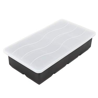 Imagem de Bandeja de Cubo de Gelo Silicone, 8 Grades Bandejas Gelo Flexíveis Cubo para Acessórios Zer para café Zer Com Tampa