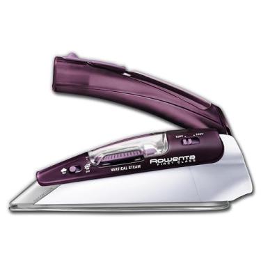 Imagem de Rowenta DA1560 Travel-Ready 1000-Watt Compact Steam Iron Stainless Steel Soleplate 120-Volt and 240-Volt, 200-Hole, Purple