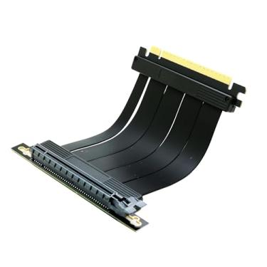 Imagem de Sintech Placa Riser PCIe 4.0 16X, cabo de extensão PCI-E Express X16, compatível com GPU PCIE GEN 4.0 RTX4090-RTX3060 RX7900 RX6950XT-RX6500XT (90 graus 10 cm)