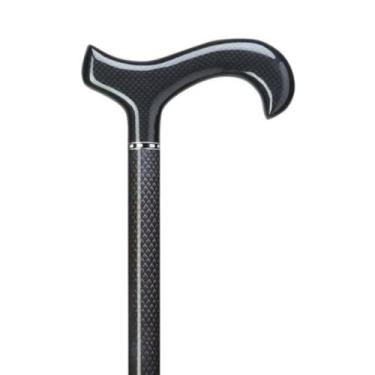 Imagem de WC Bengalas Estilosas Para Homens - Cabo Triplo De Fibra Carbono Com Ajuste Perfeito, Preto