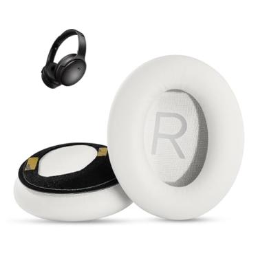 Imagem de ACCOUTA Almofadas auriculares QC45 de substituição para Bose QuietComfort 35 QC35 QC35ii QC45 QC25 QC15/SoundLink SoundTrue Around Ear AE2 AE2i AE2W Almofadas auriculares com couro de proteína mais